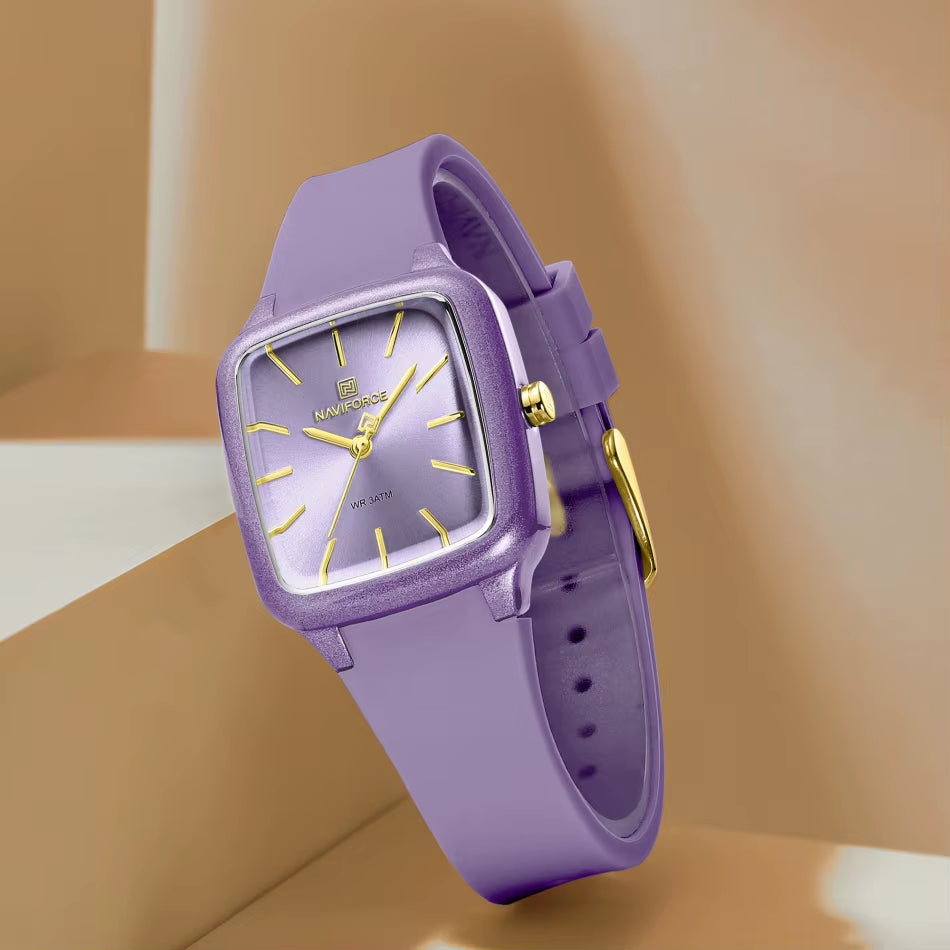 Girls Youth Fashion Watch Lightweight Silicone Minimalist Dot Line Waterproof Watches Casual Women Quartz Wristwatch