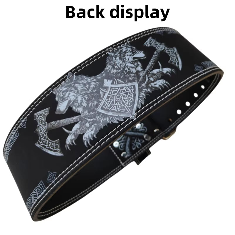Viking Weight Lifting Belt 10Cm Wide Powerlifting Belt, Gym Heavy Duty Fitness Belt for Men Women Weightlifting, Deadlift, Squat