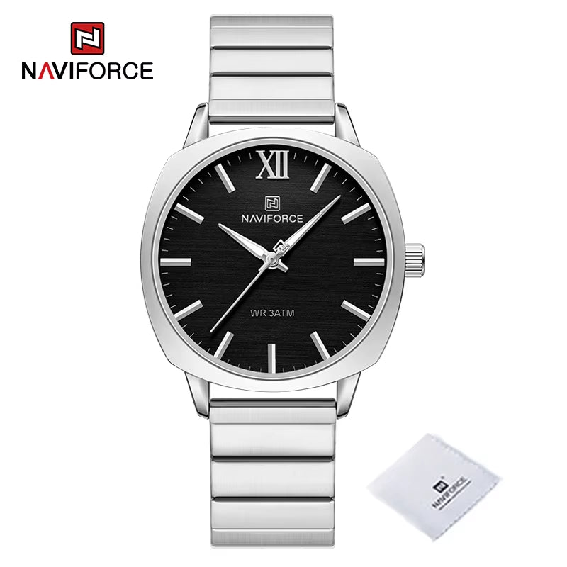 Classic Business Quartz Women Watches High Quality Stainless Steel Strap Ladies Wristwatch 30M Waterproof Female Clock