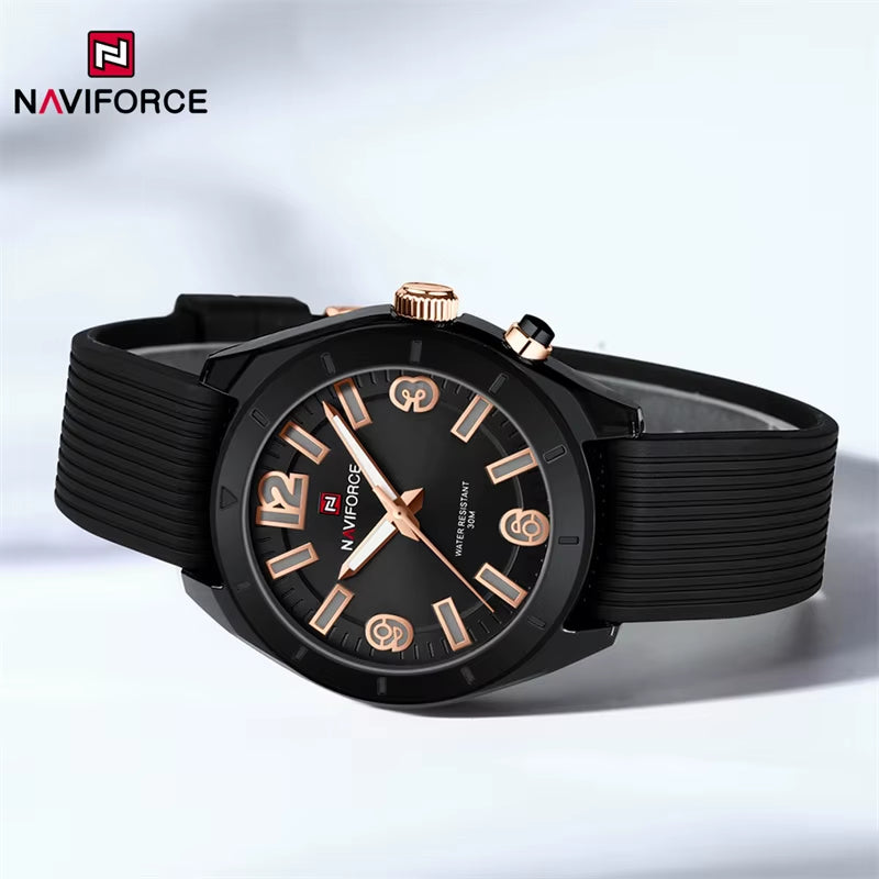 Women'S Watches Fashion Elegant Ladies Waterproof Silicone Bracelet Luminous Quartz Wristwatches Girlfriend Gift 2024
