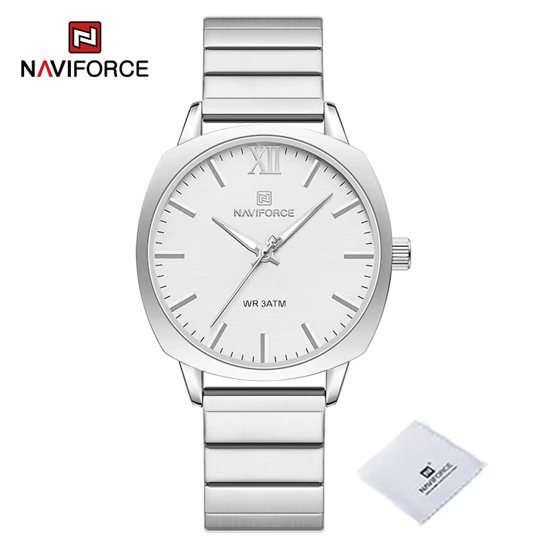 Classic Business Quartz Women Watches High Quality Stainless Steel Strap Ladies Wristwatch 30M Waterproof Female Clock