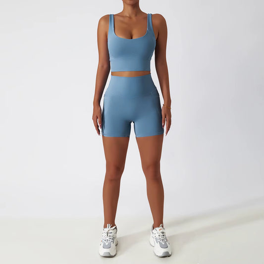 White Yoga Sets Women Sport Femme Rib Activewear Set Girls Seamless Fitness Suit Workout Clothes Athletic Wear Seamless Gym Set