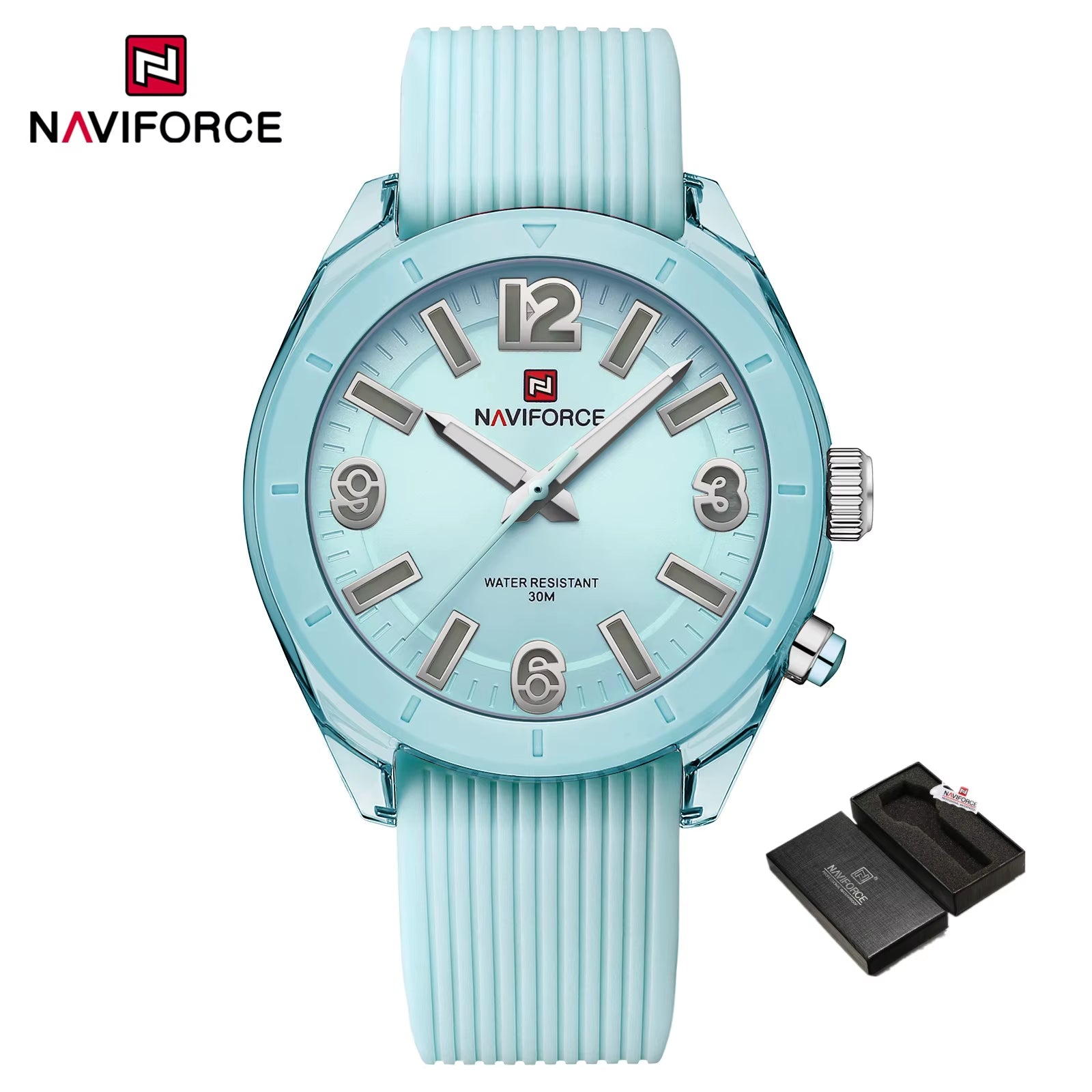 Women'S Watches Fashion Elegant Ladies Waterproof Silicone Bracelet Luminous Quartz Wristwatches Girlfriend Gift 2024