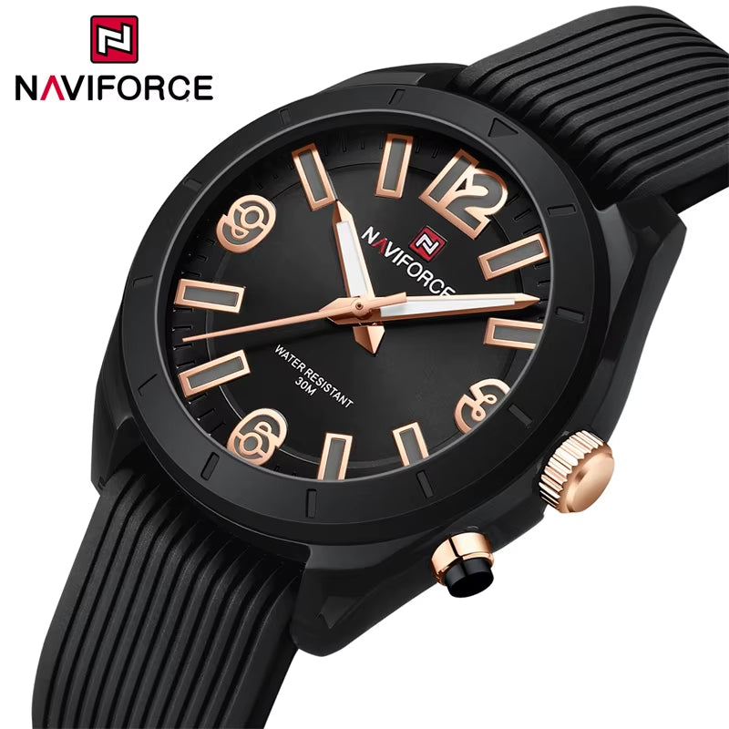 Women'S Watches Fashion Elegant Ladies Waterproof Silicone Bracelet Luminous Quartz Wristwatches Girlfriend Gift 2024