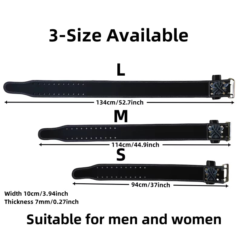 Viking Weight Lifting Belt 10Cm Wide Powerlifting Belt, Gym Heavy Duty Fitness Belt for Men Women Weightlifting, Deadlift, Squat