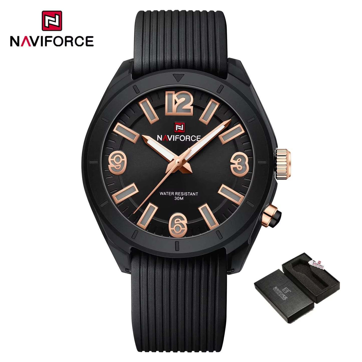 Women'S Watches Fashion Elegant Ladies Waterproof Silicone Bracelet Luminous Quartz Wristwatches Girlfriend Gift 2024