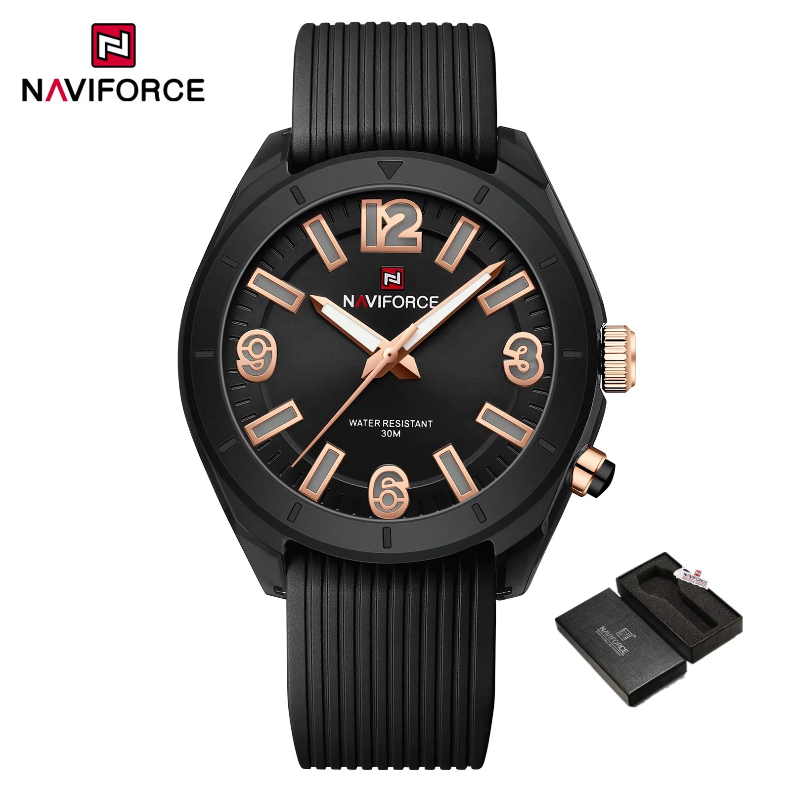 Women'S Watches Fashion Elegant Ladies Waterproof Silicone Bracelet Luminous Quartz Wristwatches Girlfriend Gift 2024
