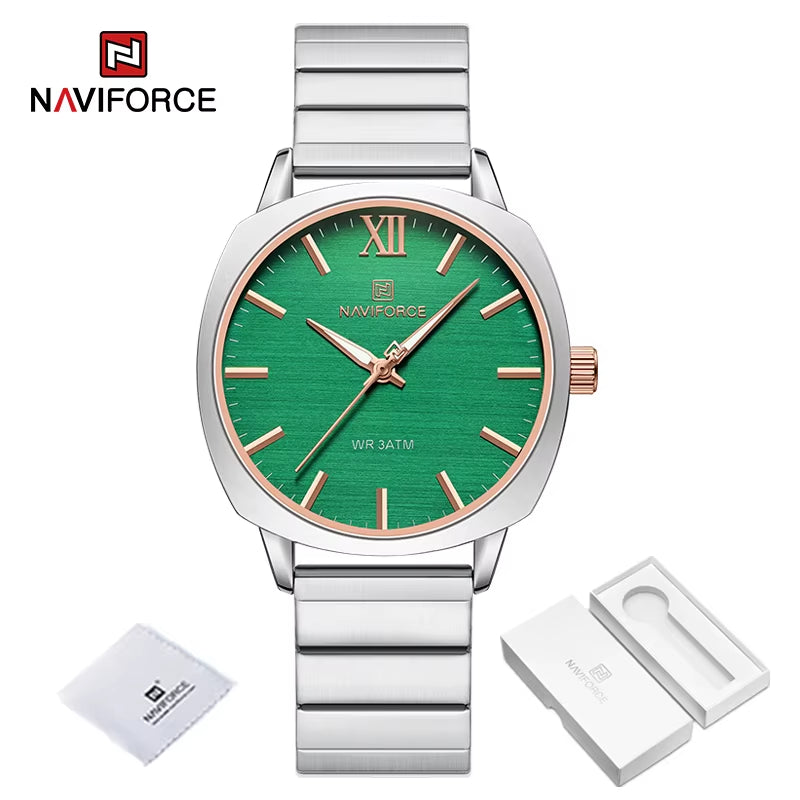 Classic Business Quartz Women Watches High Quality Stainless Steel Strap Ladies Wristwatch 30M Waterproof Female Clock
