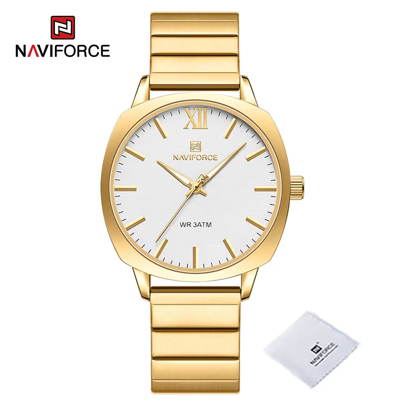 Classic Business Quartz Women Watches High Quality Stainless Steel Strap Ladies Wristwatch 30M Waterproof Female Clock