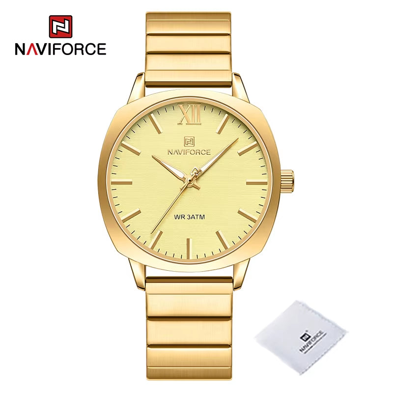 Classic Business Quartz Women Watches High Quality Stainless Steel Strap Ladies Wristwatch 30M Waterproof Female Clock