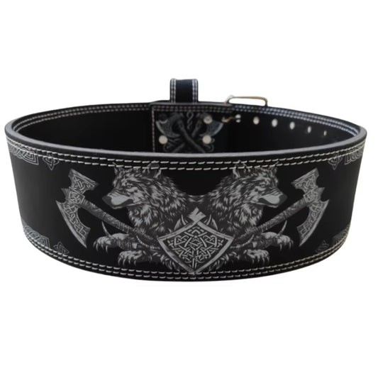 Viking Weight Lifting Belt 10Cm Wide Powerlifting Belt, Gym Heavy Duty Fitness Belt for Men Women Weightlifting, Deadlift, Squat