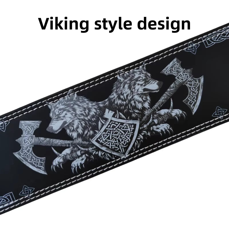 Viking Weight Lifting Belt 10Cm Wide Powerlifting Belt, Gym Heavy Duty Fitness Belt for Men Women Weightlifting, Deadlift, Squat