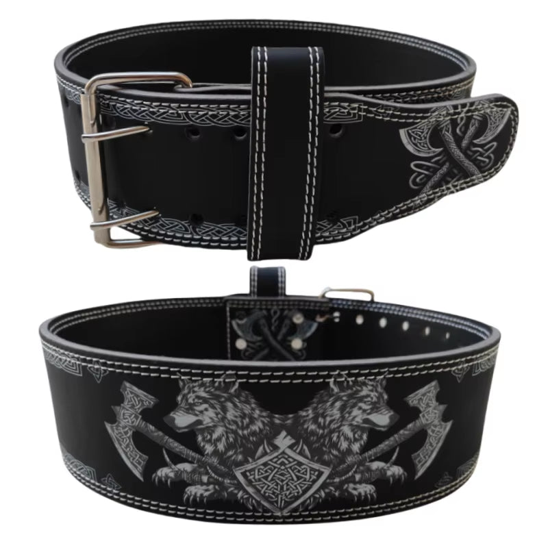 Viking Weight Lifting Belt 10Cm Wide Powerlifting Belt, Gym Heavy Duty Fitness Belt for Men Women Weightlifting, Deadlift, Squat