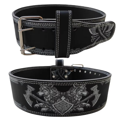 Viking Weight Lifting Belt 10Cm Wide Powerlifting Belt, Gym Heavy Duty Fitness Belt for Men Women Weightlifting, Deadlift, Squat