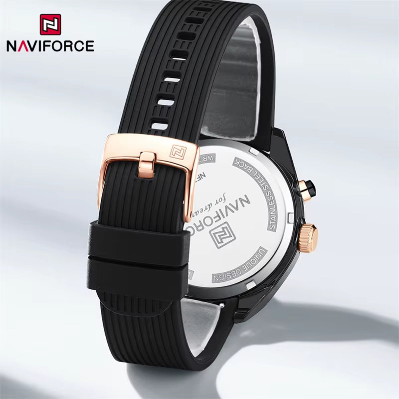 Women'S Watches Fashion Elegant Ladies Waterproof Silicone Bracelet Luminous Quartz Wristwatches Girlfriend Gift 2024