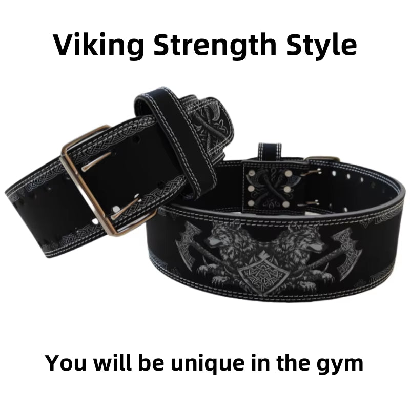 Viking Weight Lifting Belt 10Cm Wide Powerlifting Belt, Gym Heavy Duty Fitness Belt for Men Women Weightlifting, Deadlift, Squat